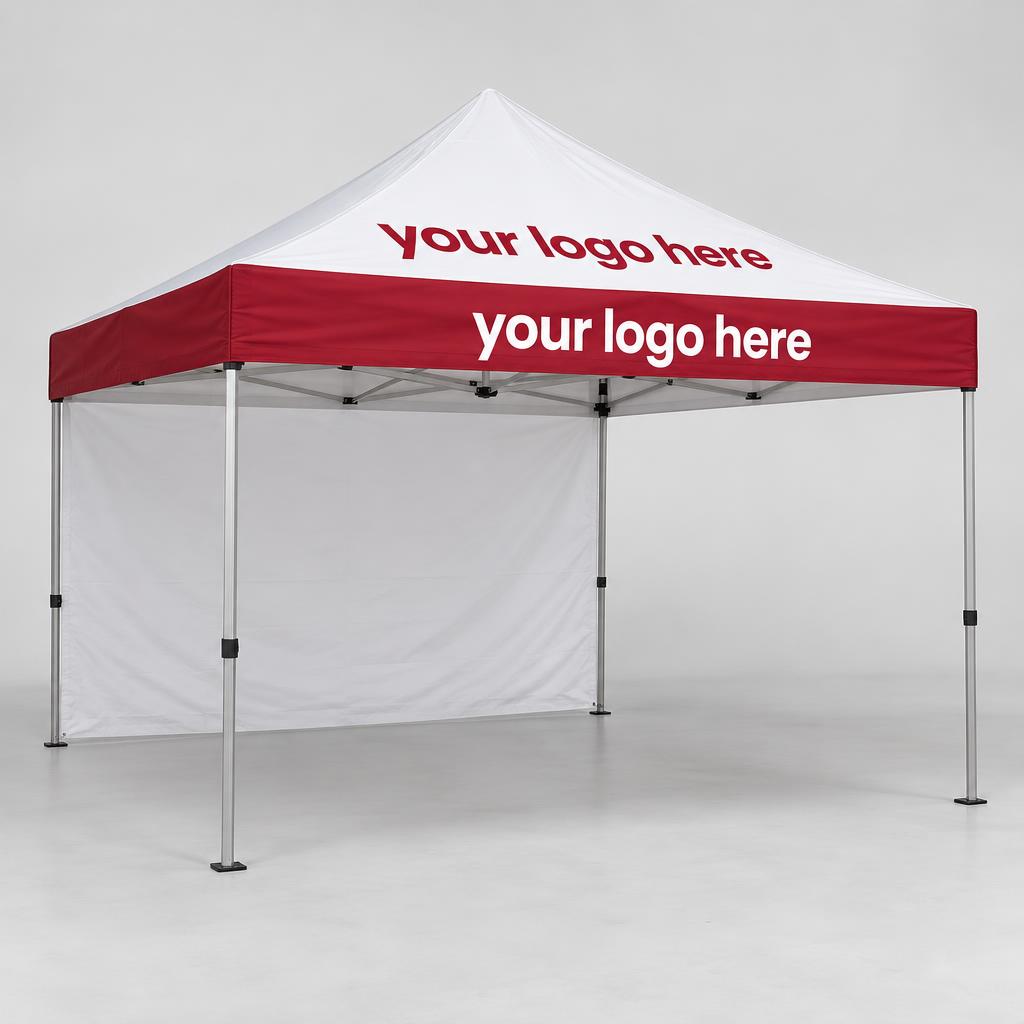 Custom canopy tents with your logo here branding
